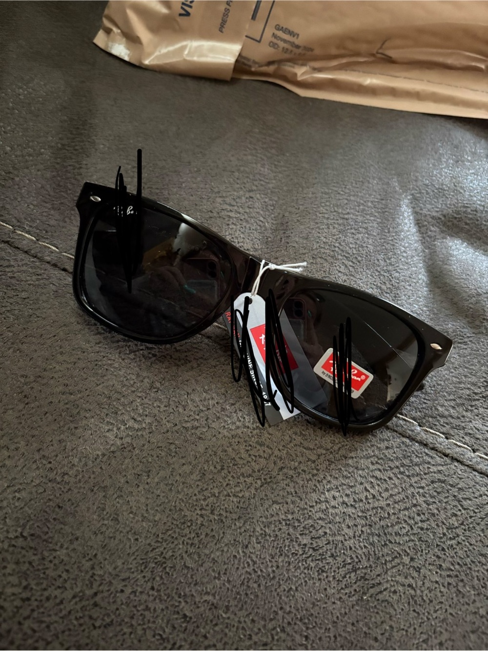 Black Wayfarer Sunglasses - Classic Shades
